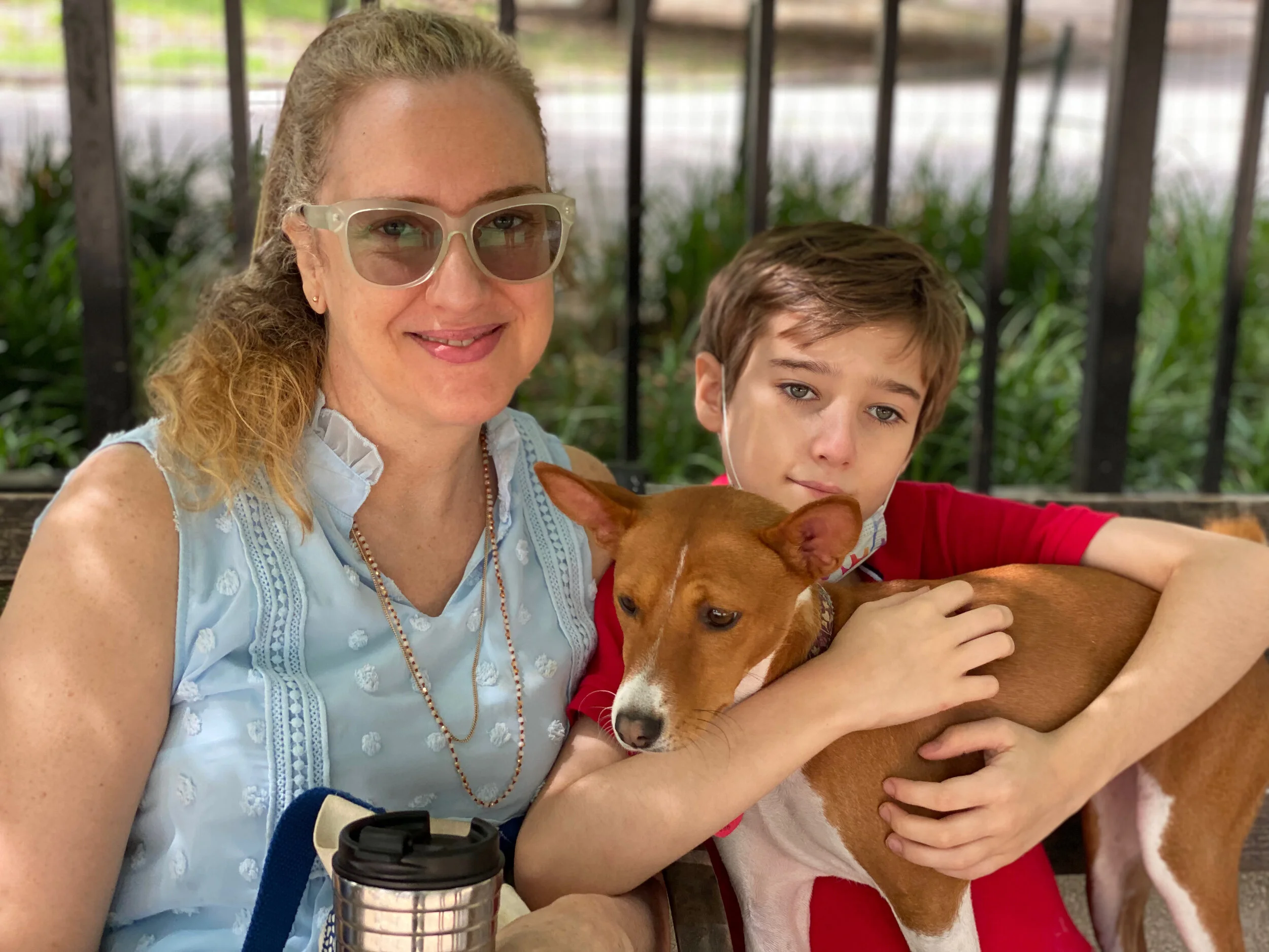 Toews and Xena's 2nd Birthday - New York City Basenji Meetup - 4 July 2021