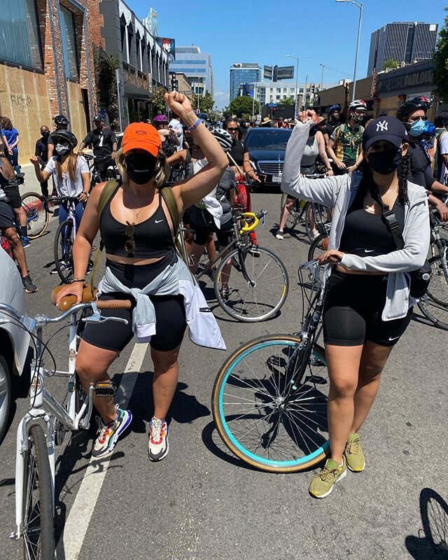 Proud Black girl. ✊🏽#bikeridesforblacklives