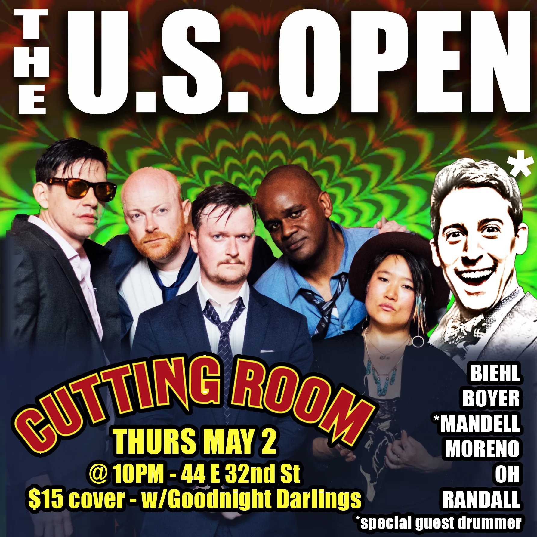 The U.S. Open plays The Cutting Room with The Goodnight Darlings