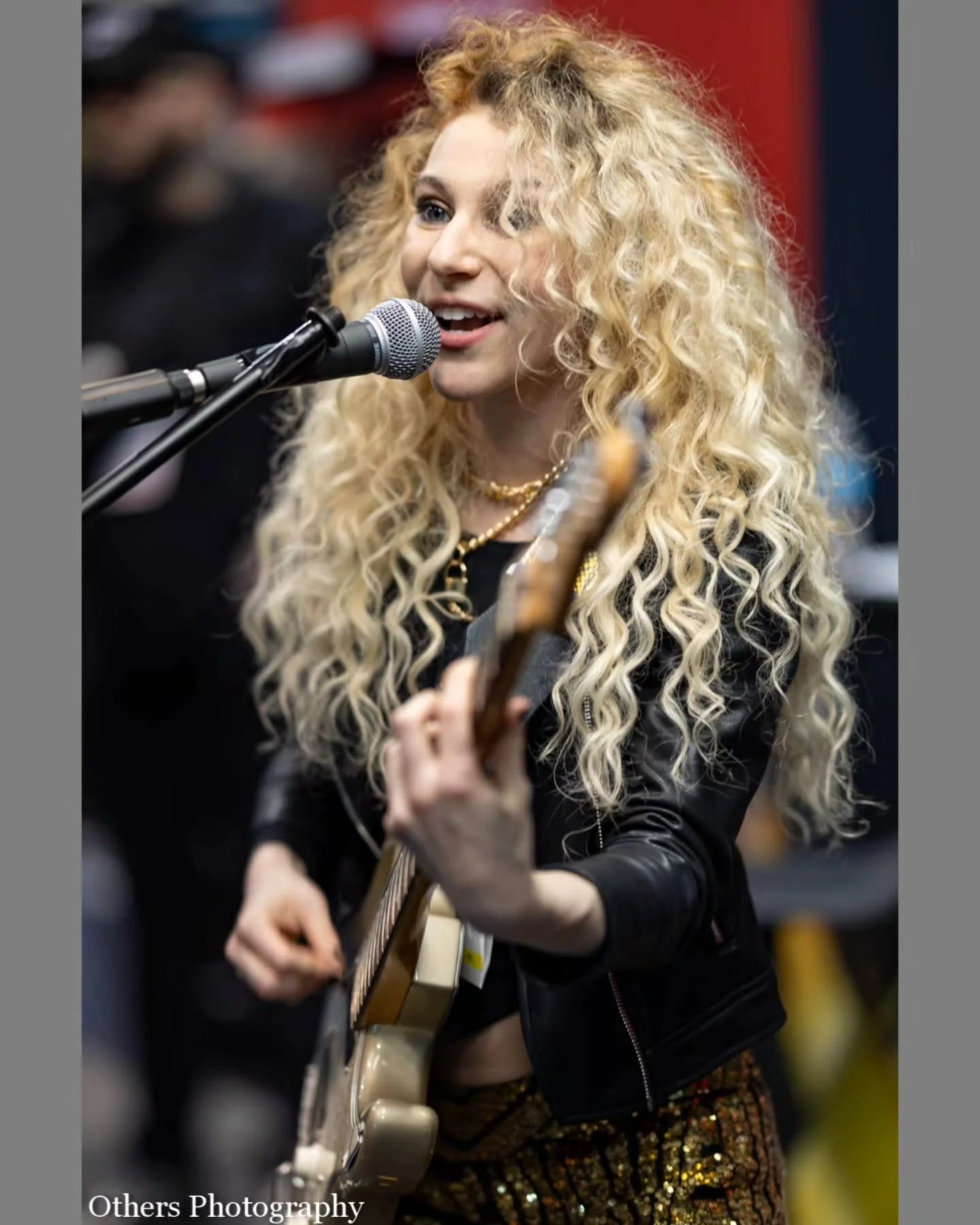 @arielbellvalaire performing at the @positivegrid booth at @thenammshow in Anaheim, CA on January 23rd 2026