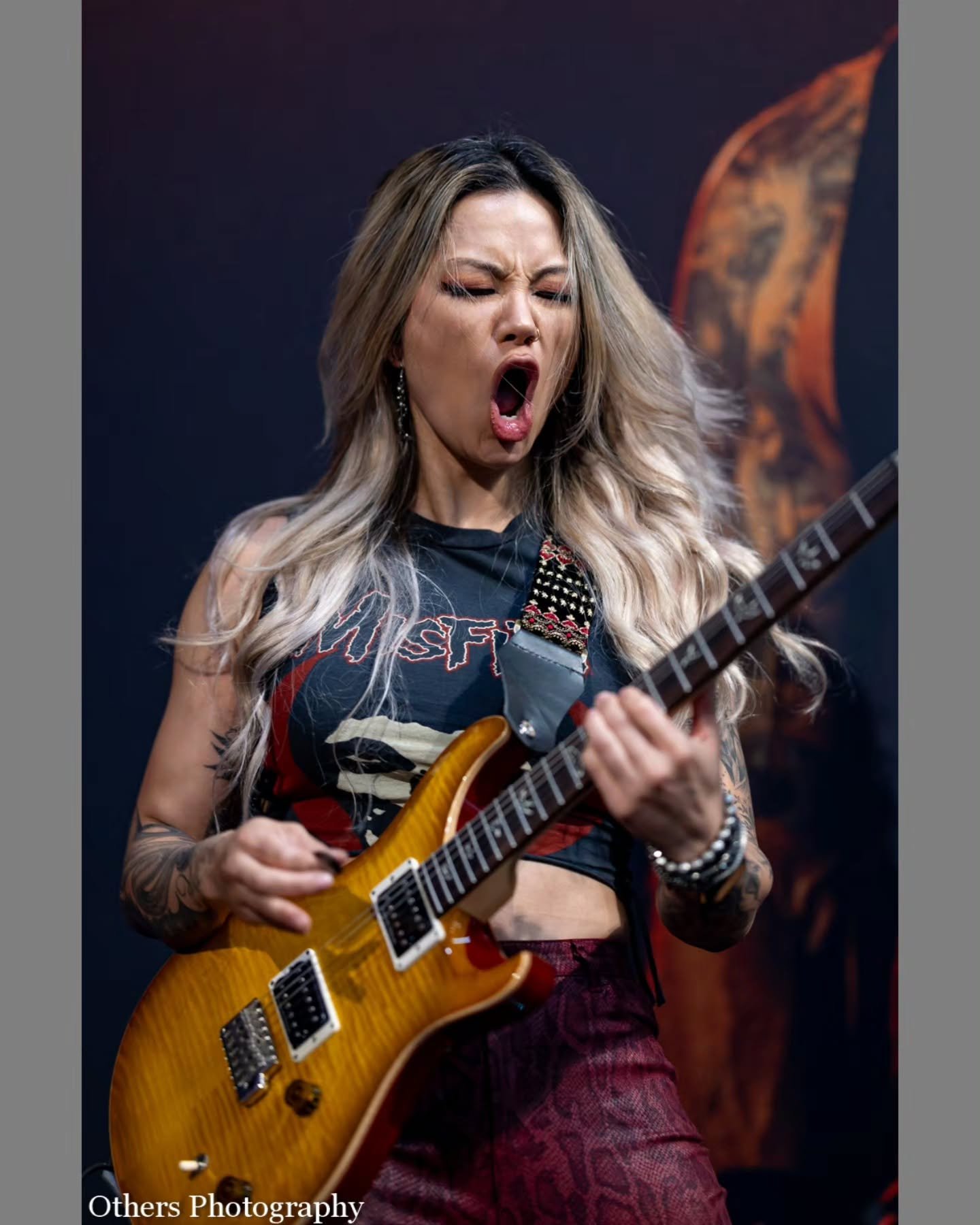 @kikiwongo performing at the @seymourduncanpickups booth at @thenammshow in Anaheim, CA on January 23rd 2026