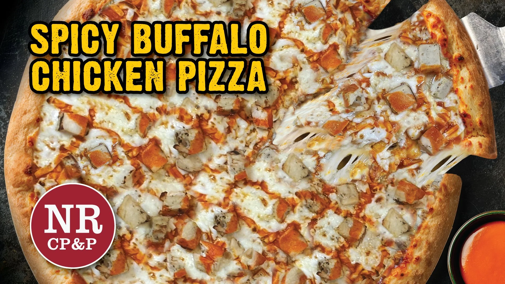 Introducing our NEW, limited-time Spicy Buffalo Chicken Pizza!