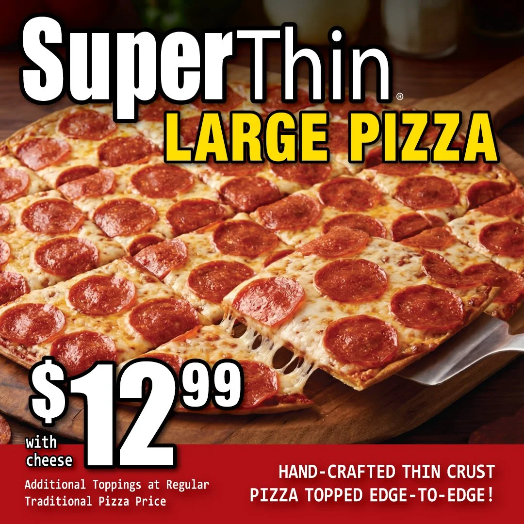 NEW! SuperThin Pizza is here!