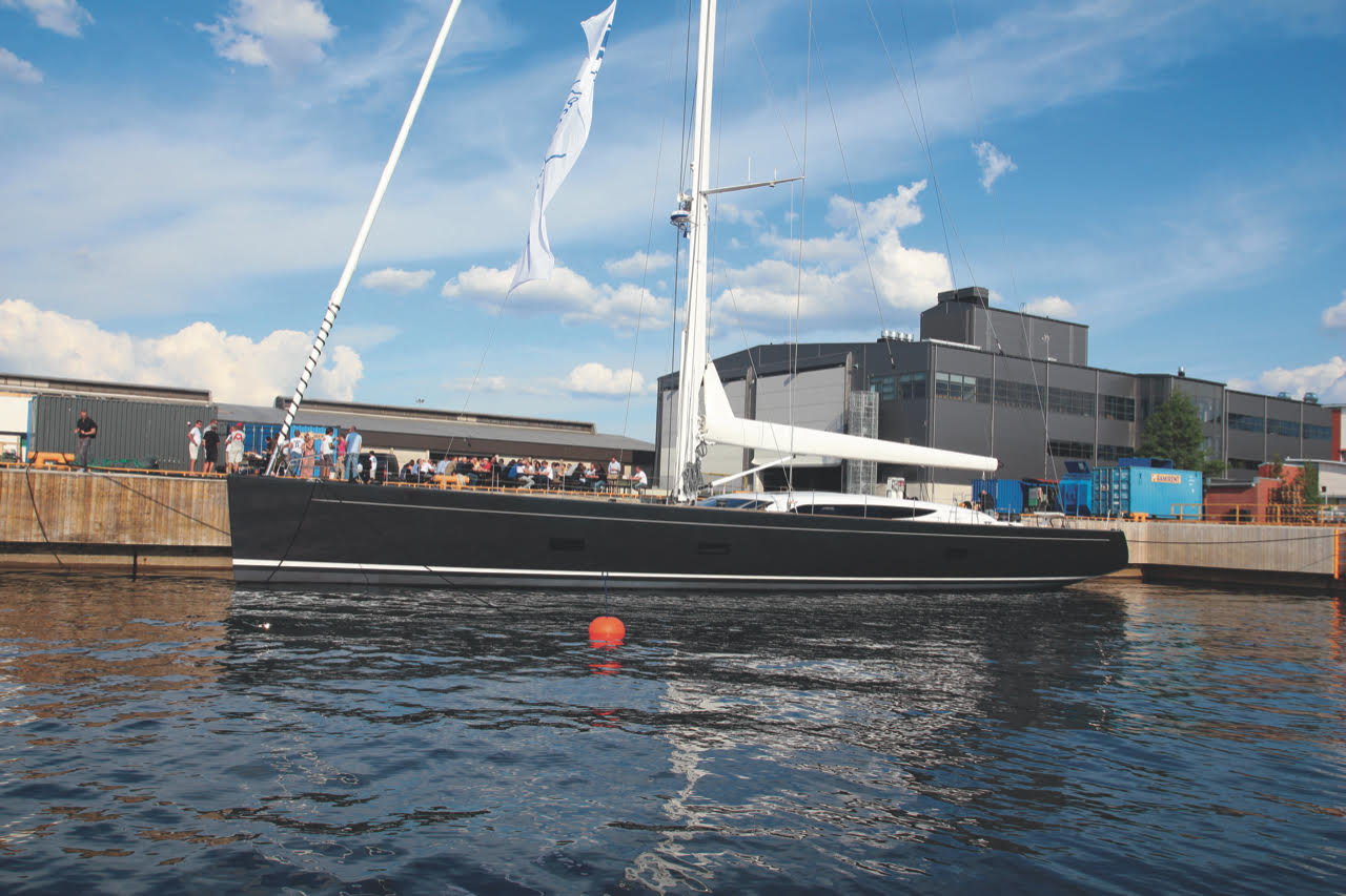 INUKSHUK New Construction 32.60 M / 107'00" Sailing Yacht from Baltic Yachts, German Frers design. 2014 Overall Winner, Sailing Yachts- The World Superyacht Awards.