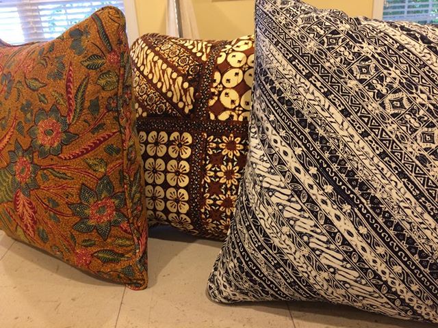 It was such a thrill to make these lovely pillows, and 10 more, with fabrics from Turkey!