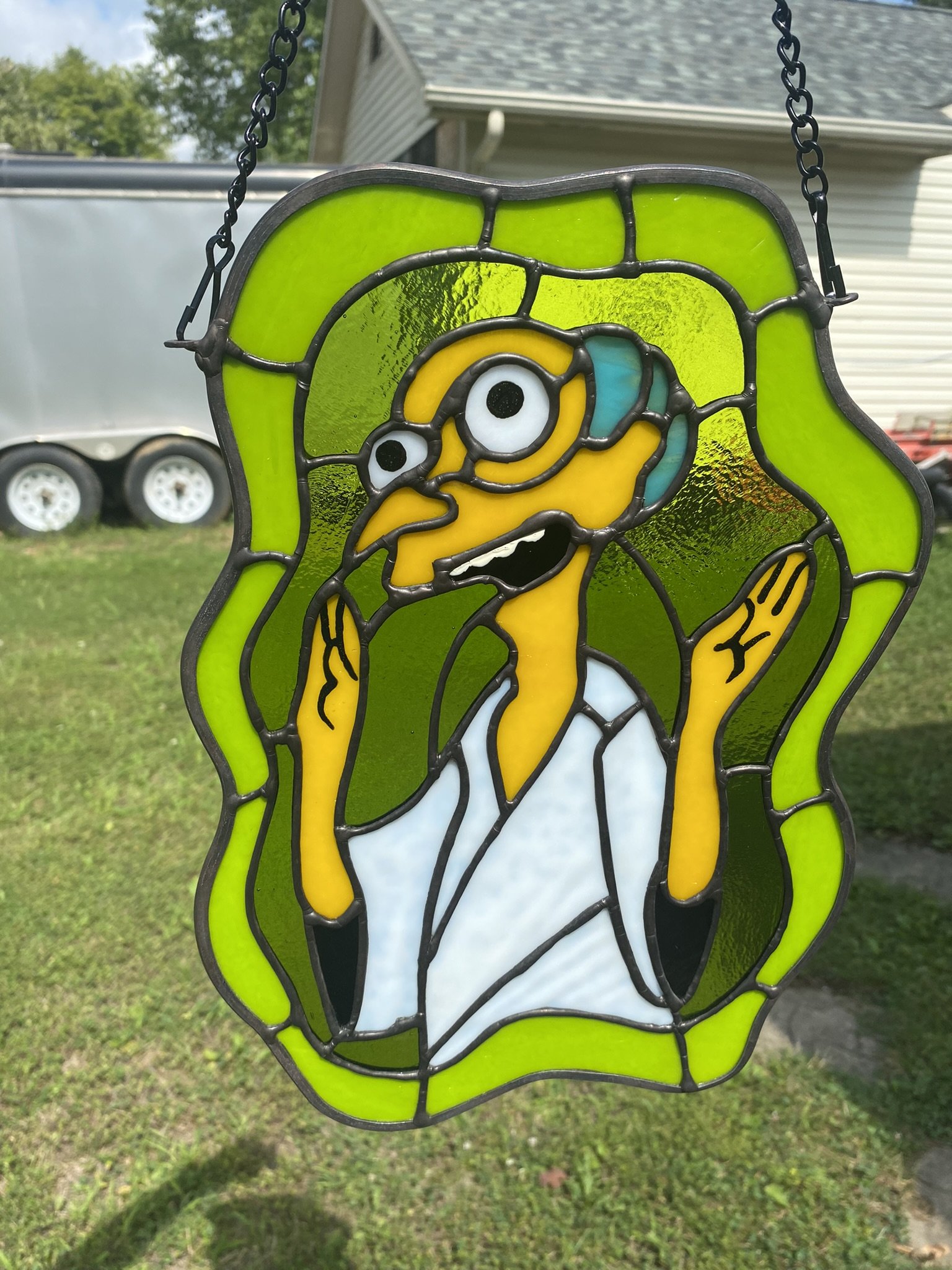 Radioactive Burns Stained Glass