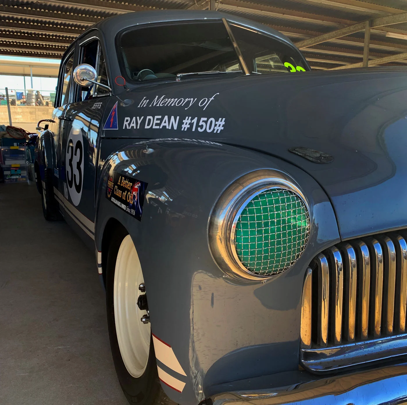 Thanks to the many Group N drivers who raced in memory of ray dean in queensland.