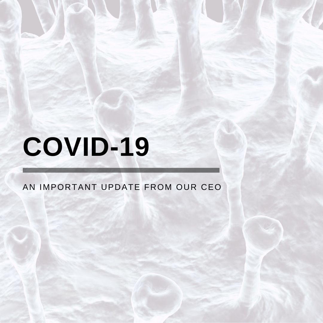 An important update regarding COVID-19