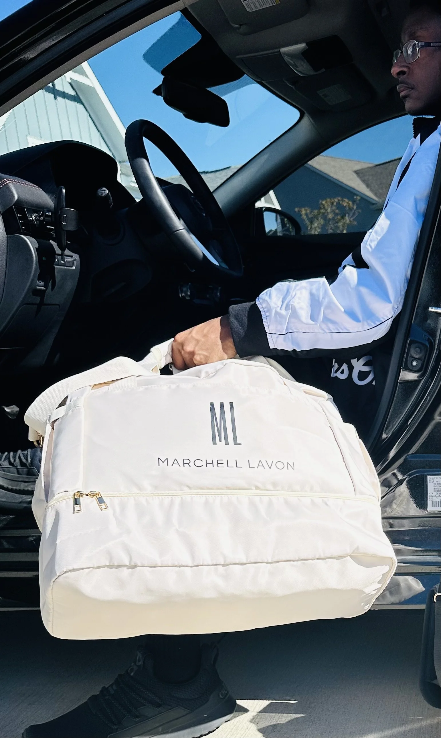 NEW! WHITE ML BOX BAG