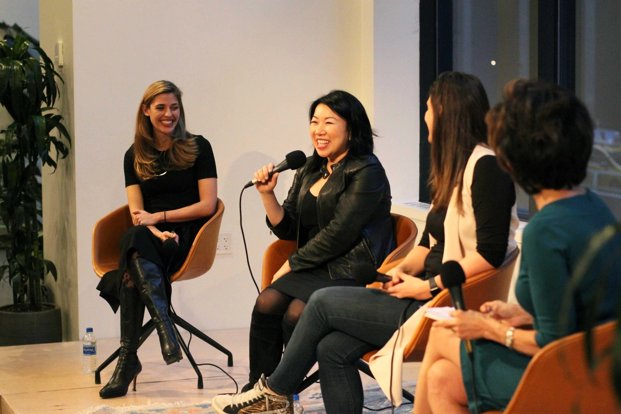 (From left to right) Alexandria Stried, Shan-Lyn Ma, Hayley Barna and Susie Gharib. Picture: Nick Weinberg