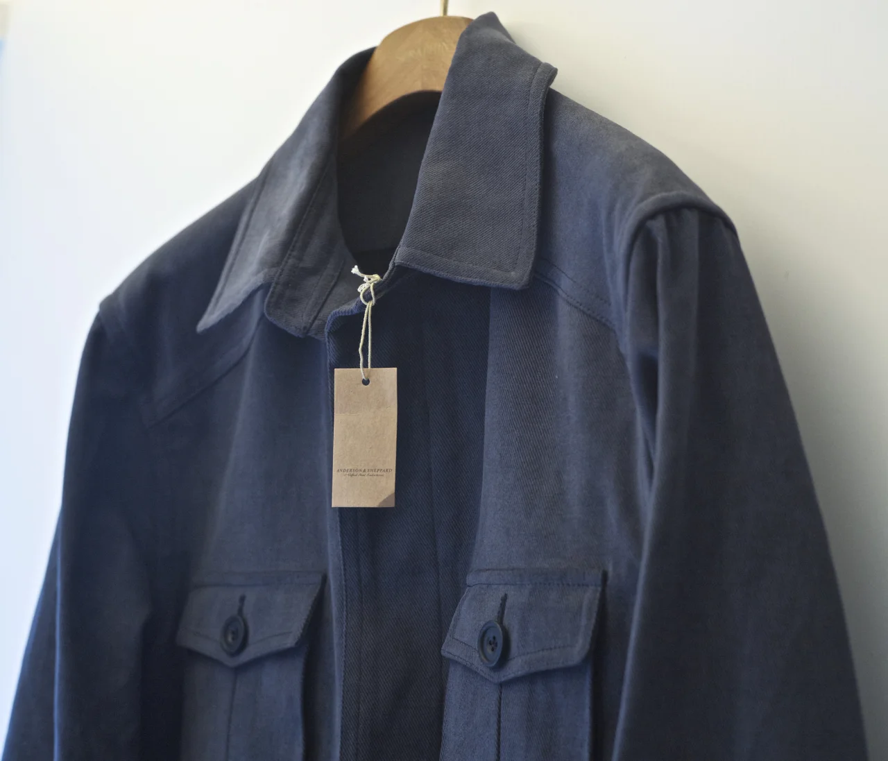 Anderson and Sheppard Twill Travel Jacket