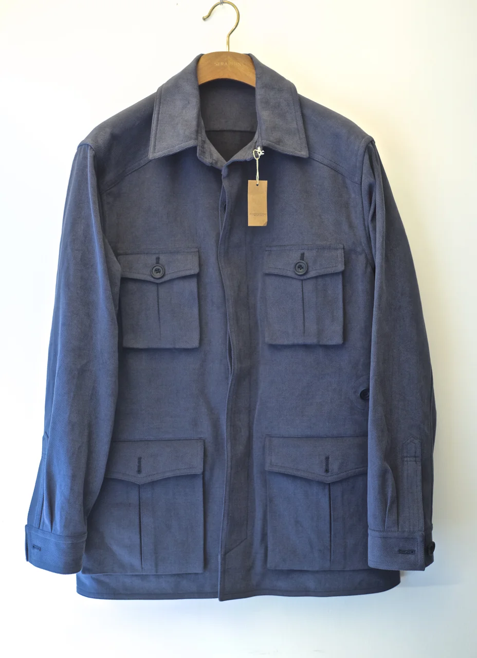 Anderson and Sheppard Twill Travel Jacket — Combray