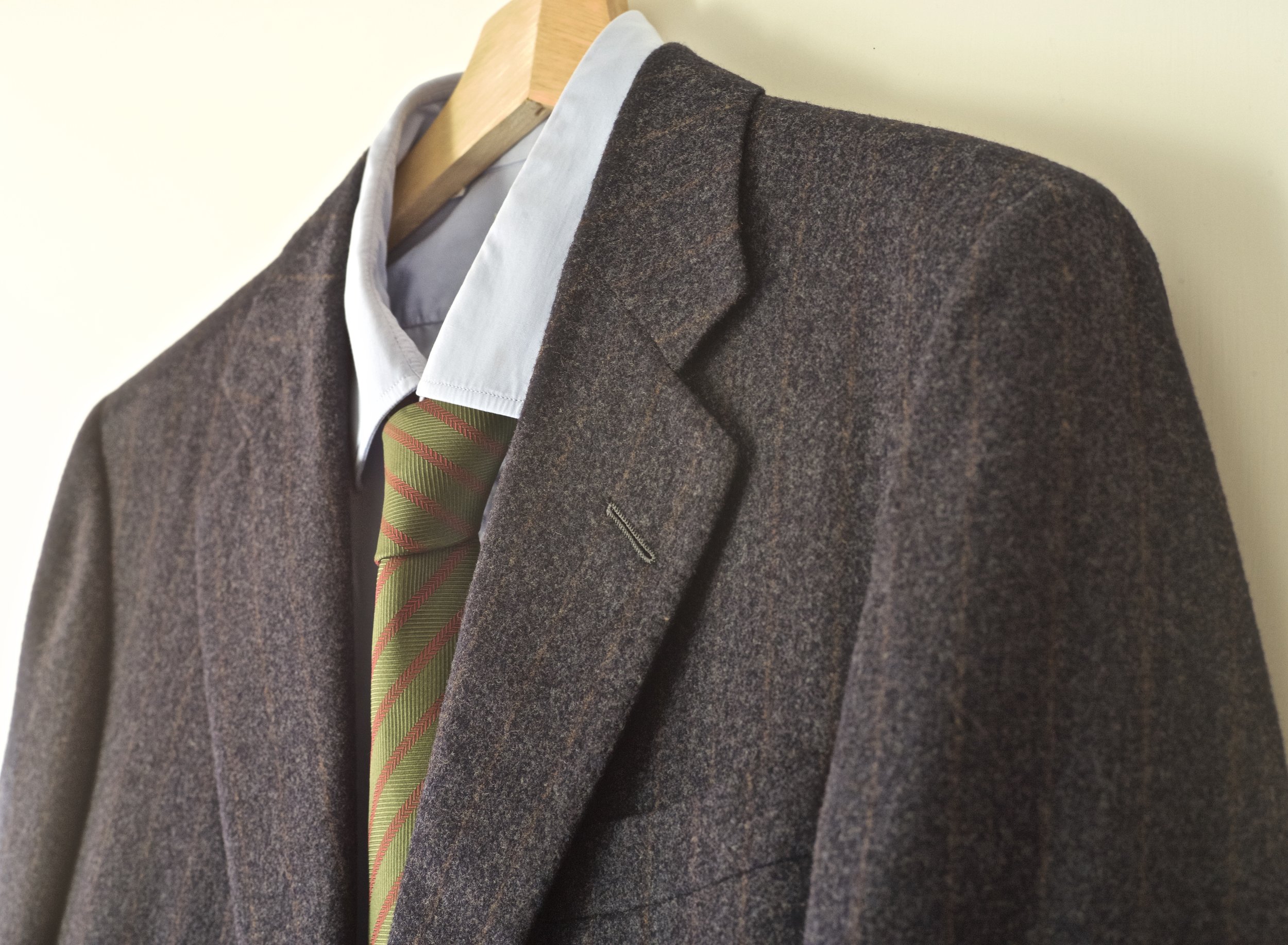 Arnys Pinstripe Flannel Suit