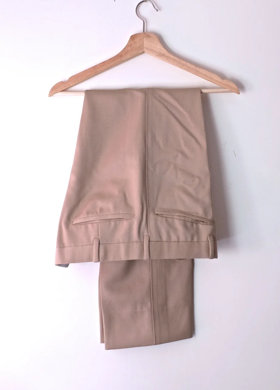 Pantalon Sur Mesure CIFONELLI - Beige - Coupe Tapered - Taille 36 FR (XS) - Parfait état