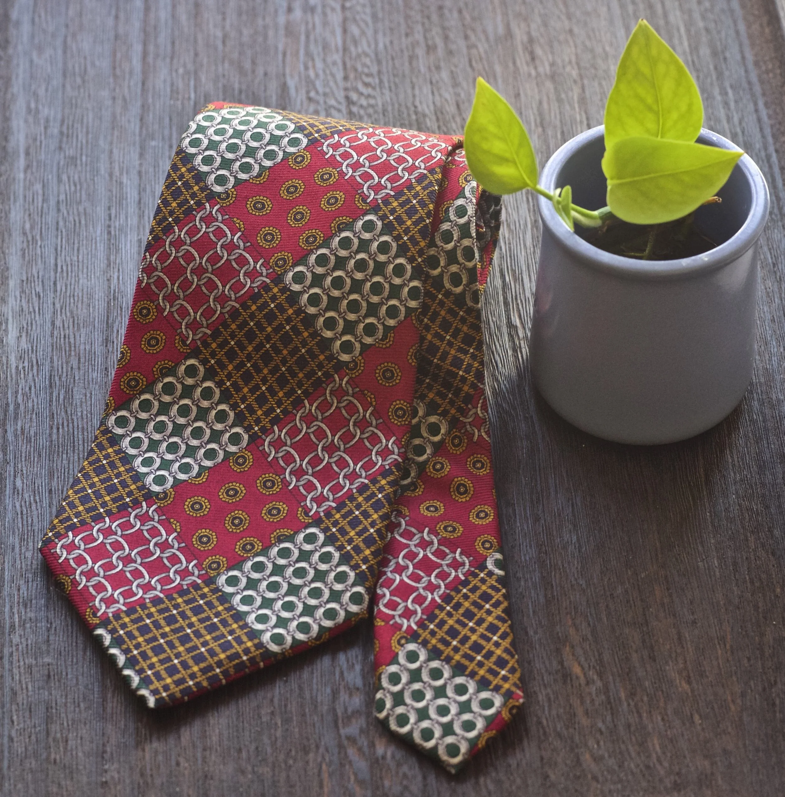 Sulka Patchwork Pattern Tie