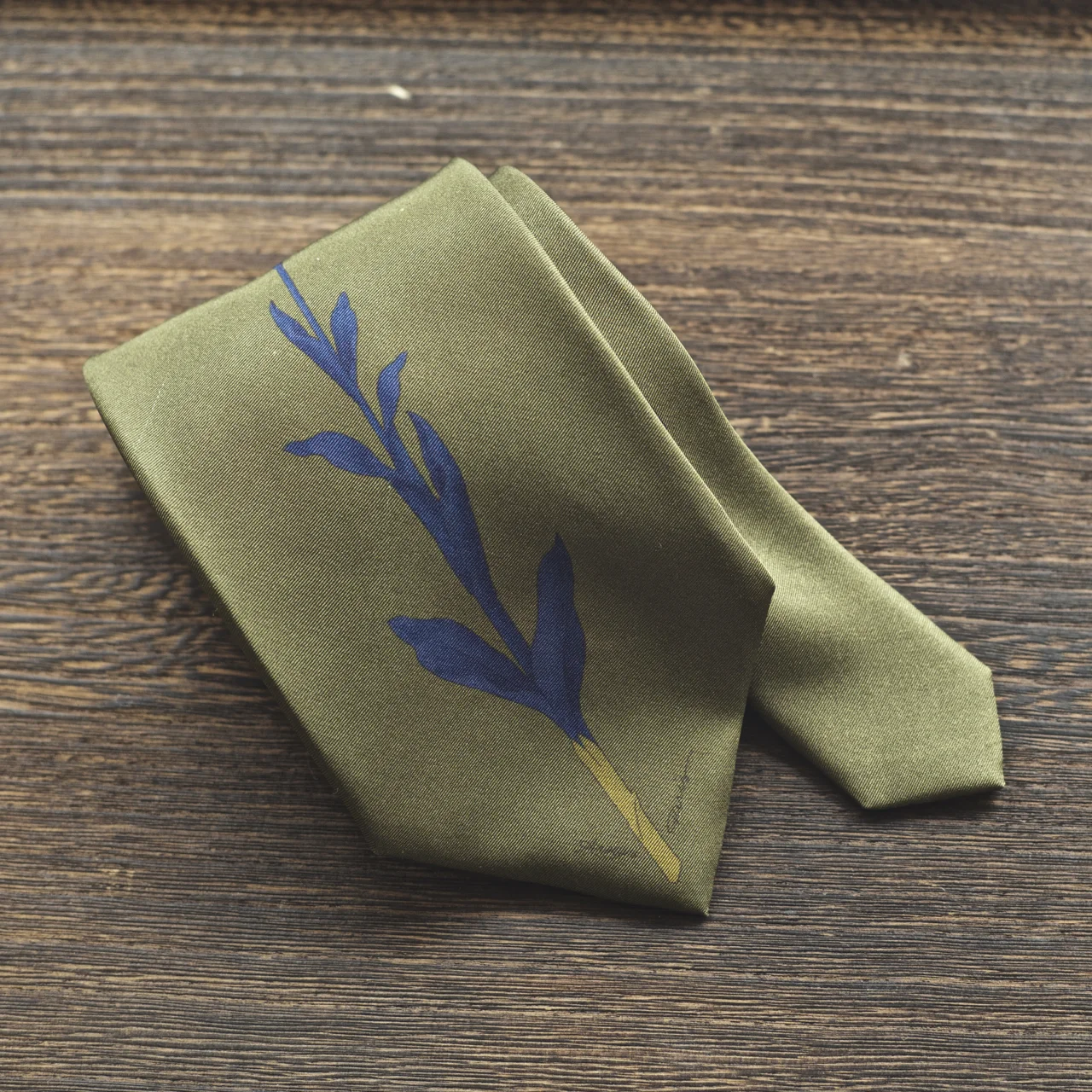 Arnys Green Silk Tie