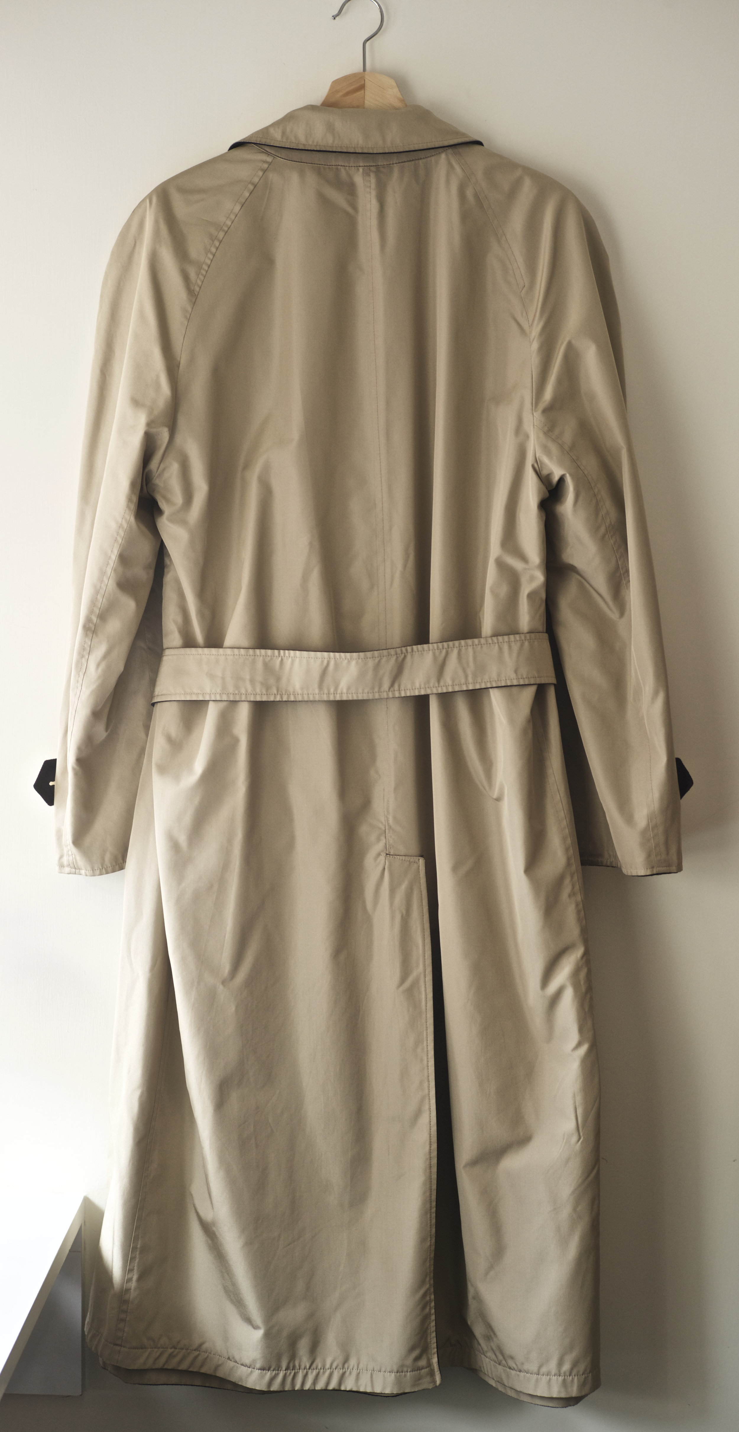 Sulka Reversible Cashmere/Silk Belted Overcoat — Combray