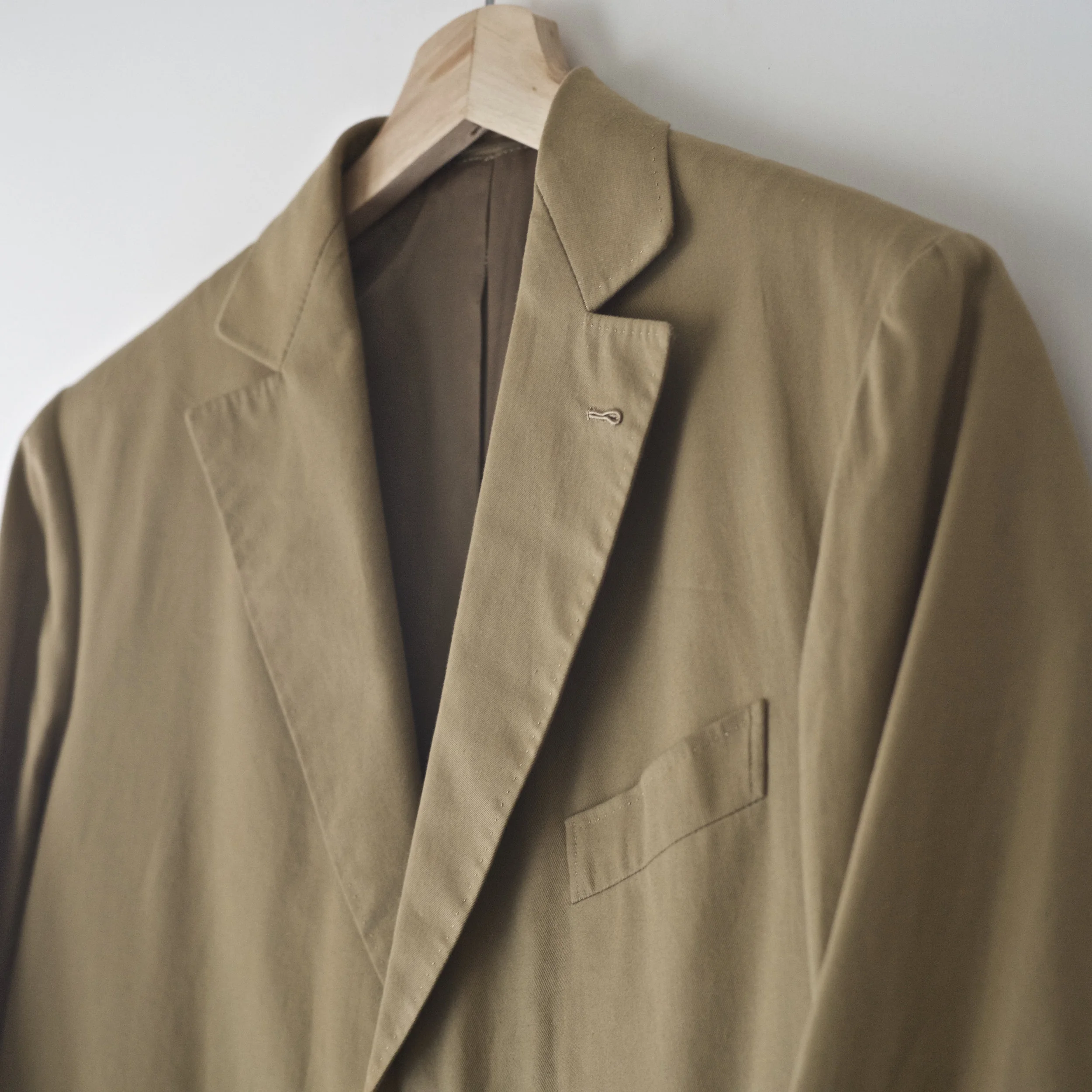 Arnys Beige Bespoke Cotton Suit