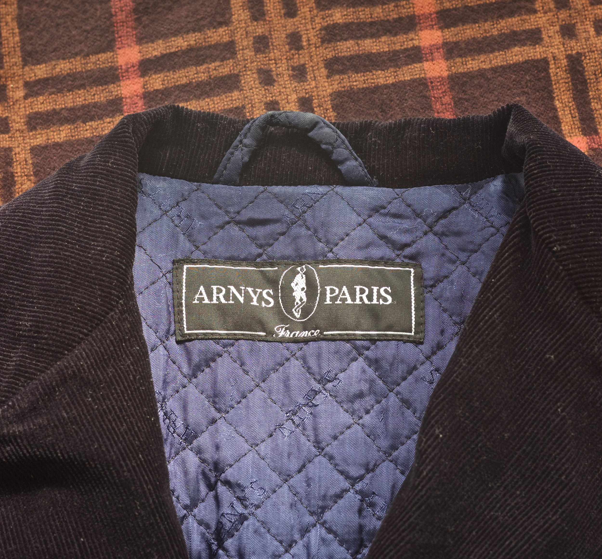 Arnys Black Corduroy Jacket — Combray
