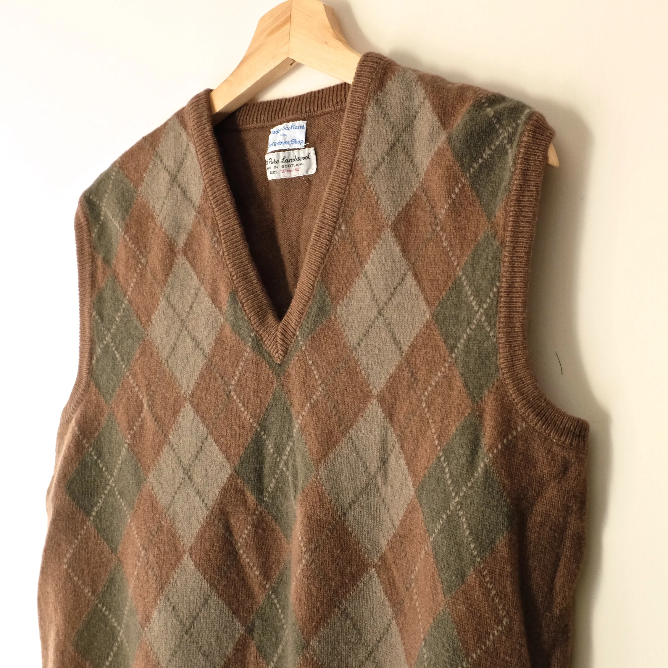 The Andover Shop Argyle Vest