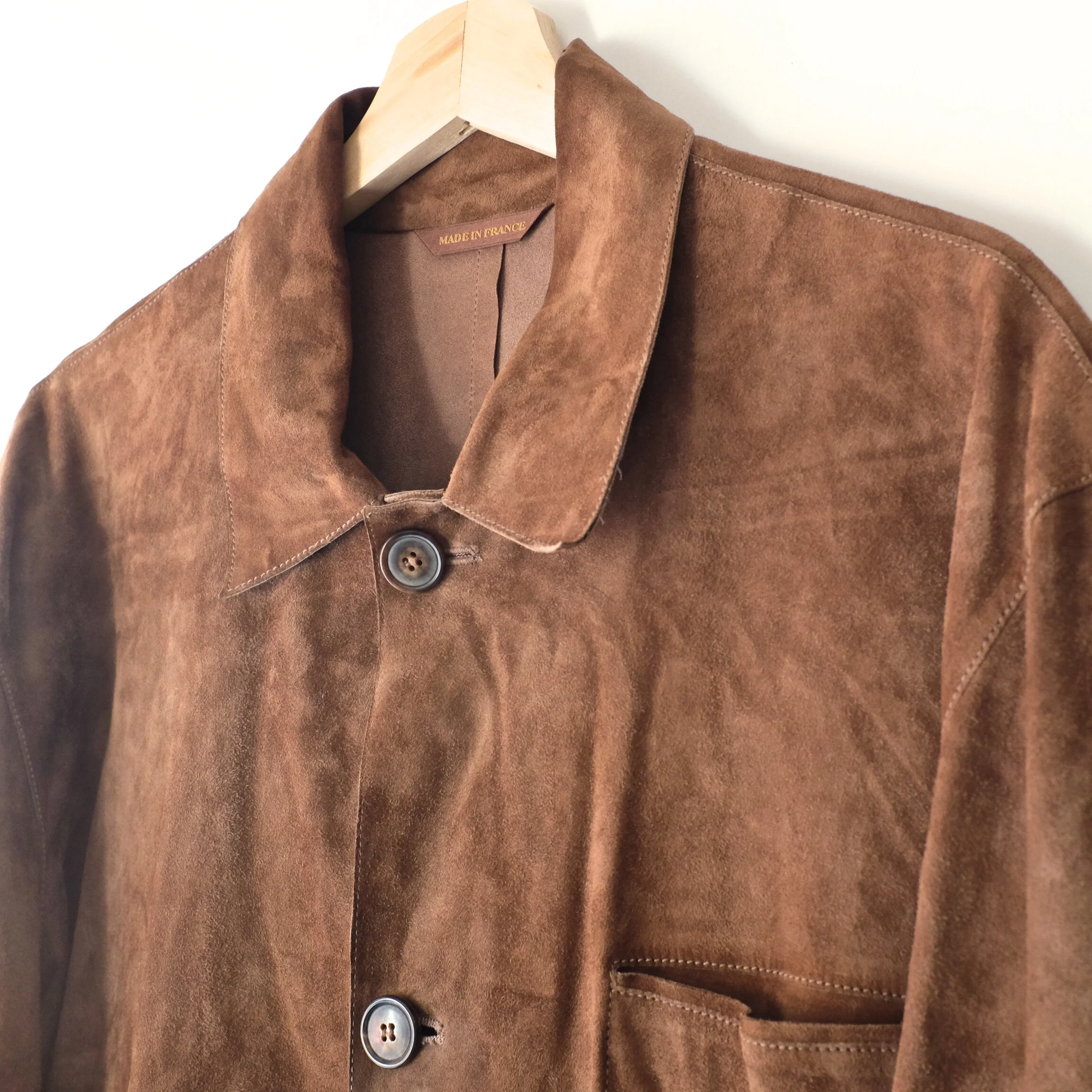 Seraphin Suede Chore Coat