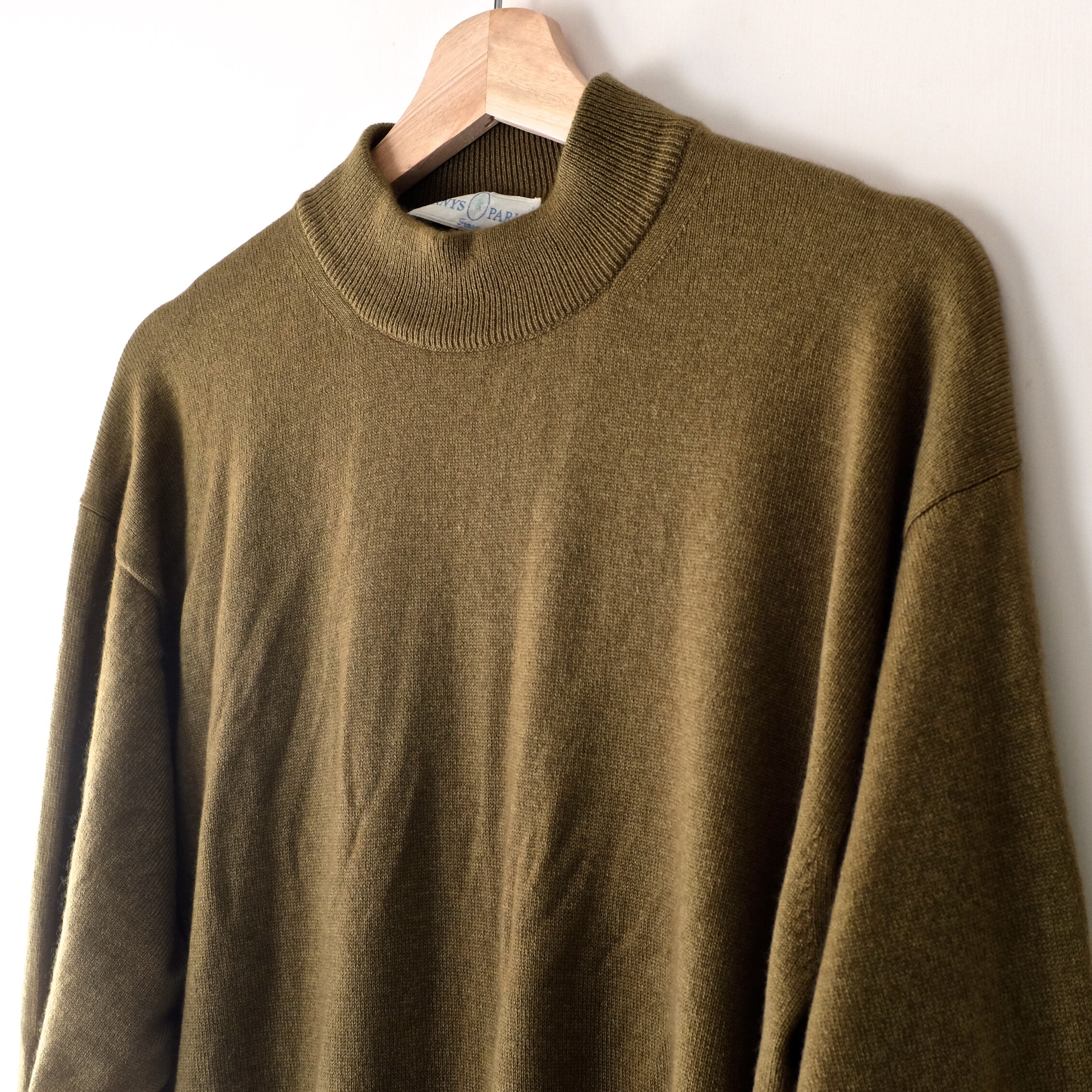 Arnys Cashmere/Silk Mock Neck Sweater