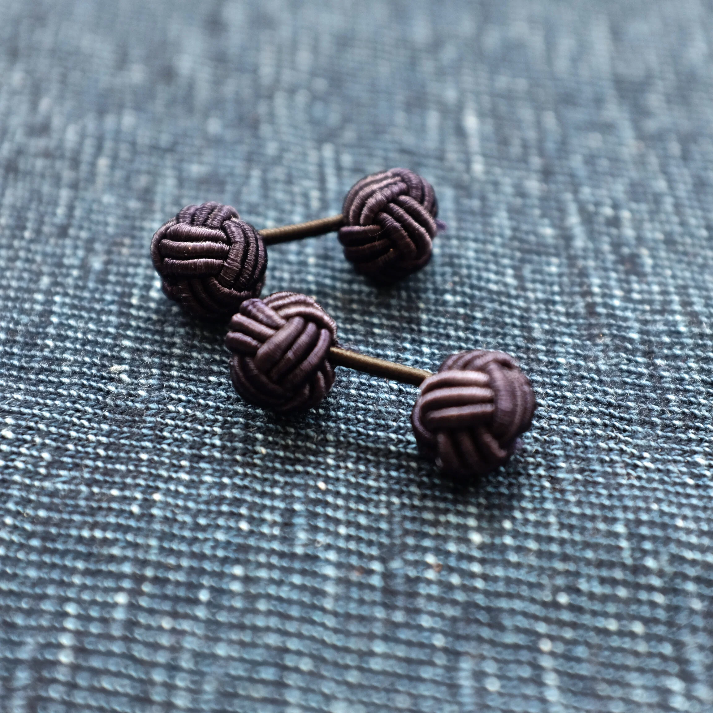 Charvet Silk Knot Cufflinks