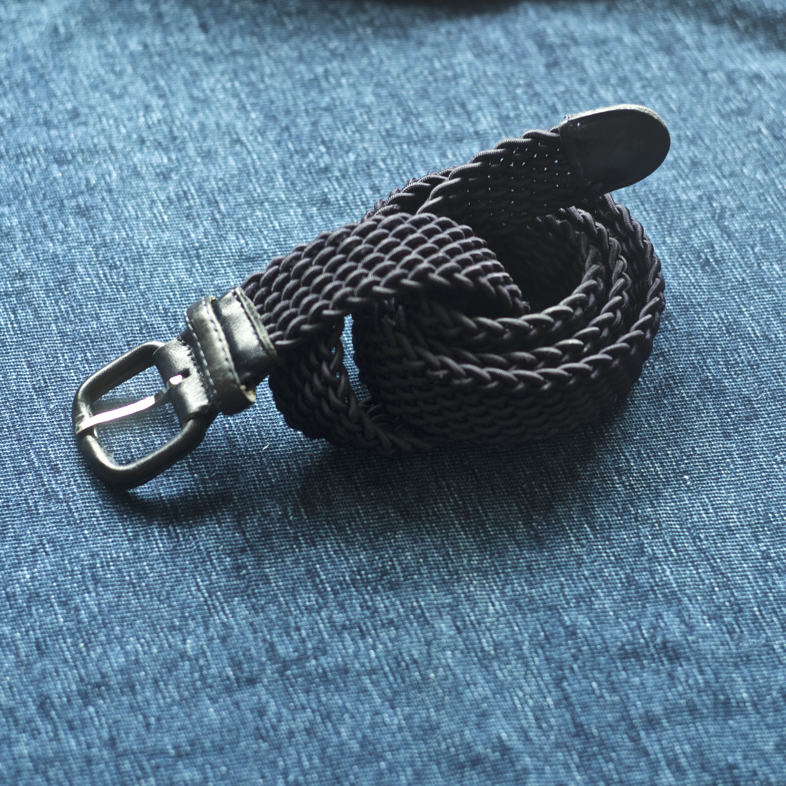 Charvet Navy Braided Belt