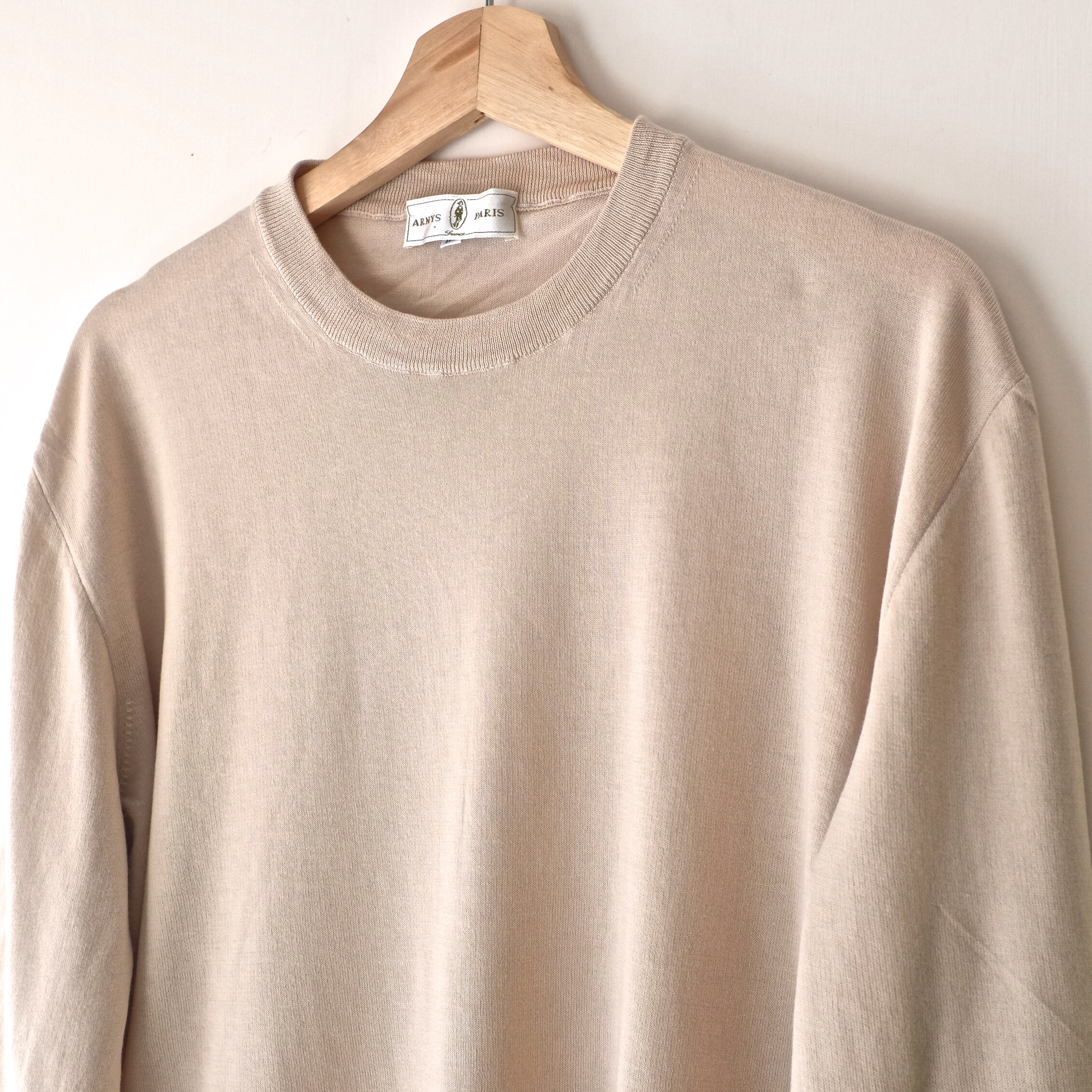 Arnys Cream Cotton Sweater