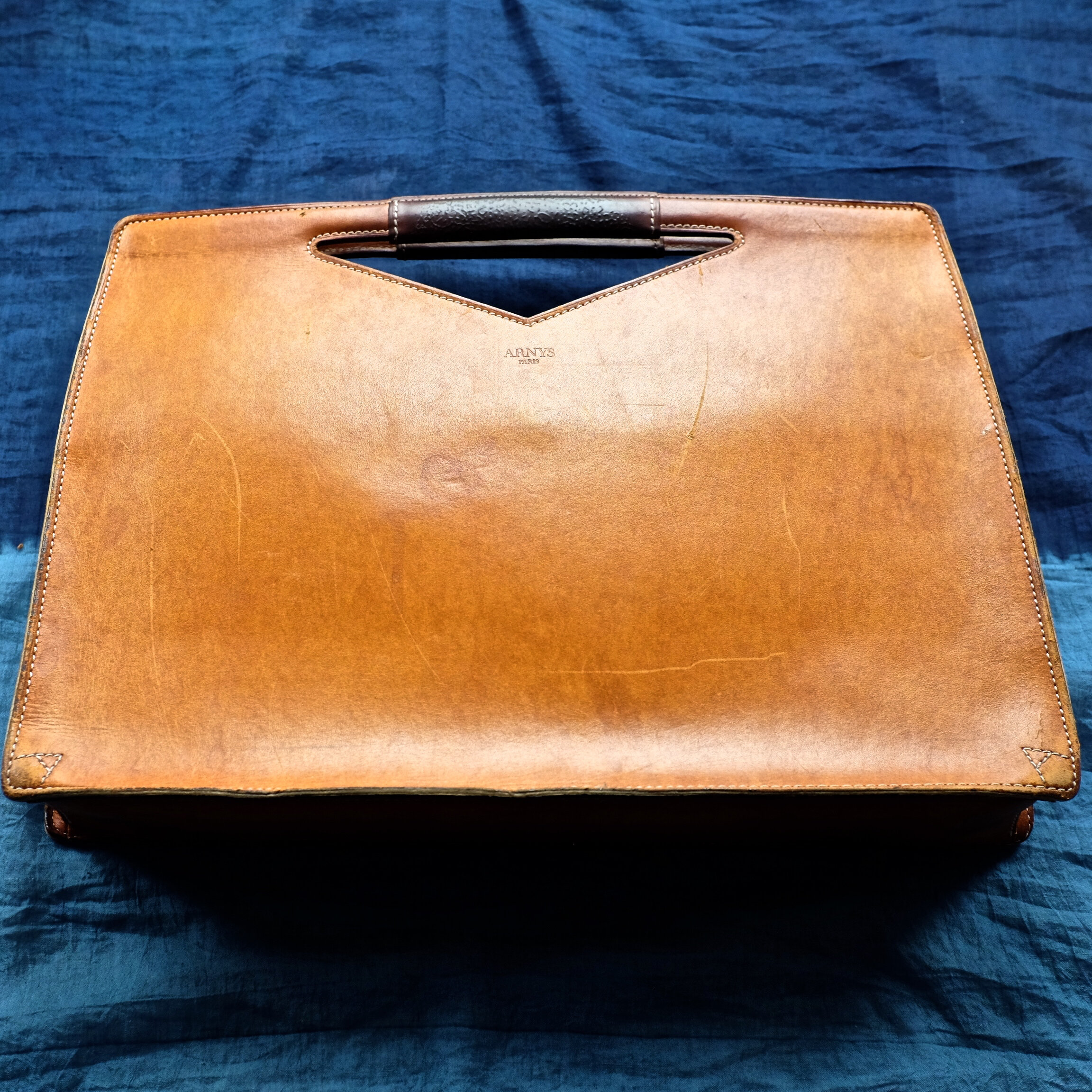Arnys Slim Leather Briefcase