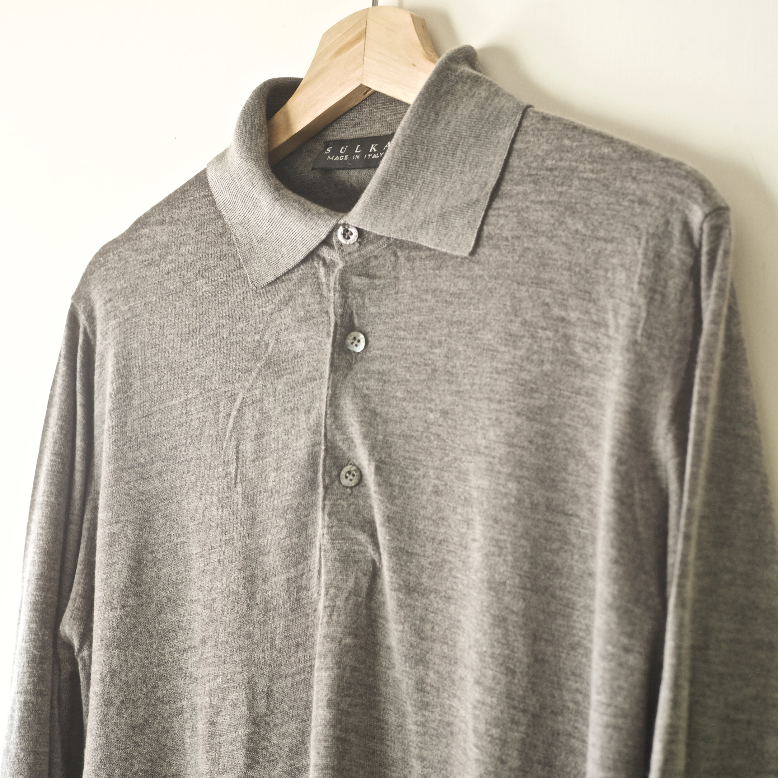 Sulka Cashmere/Silk Polo Shirt