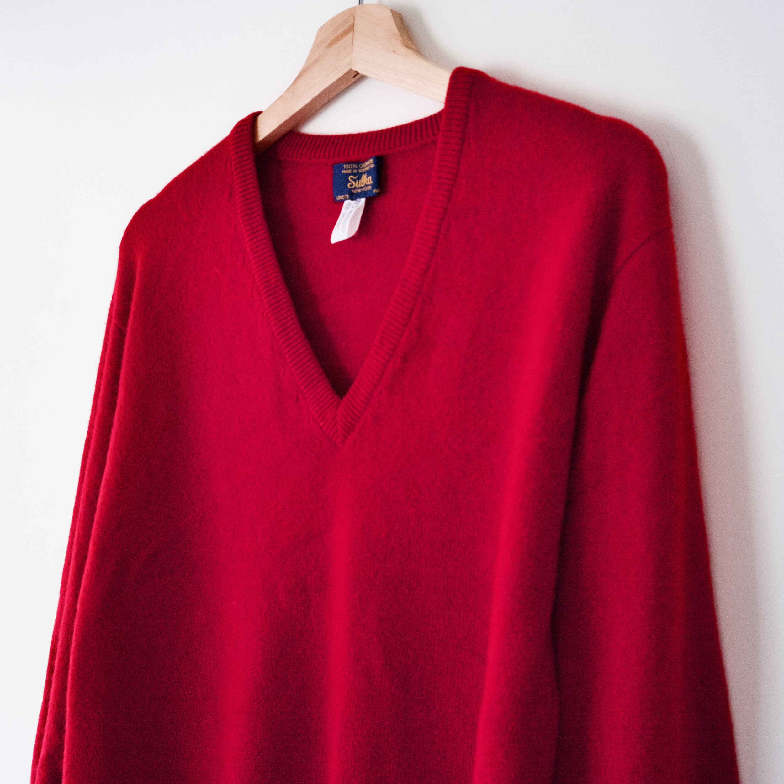 Sulka Cashmere V-Neck Sweater