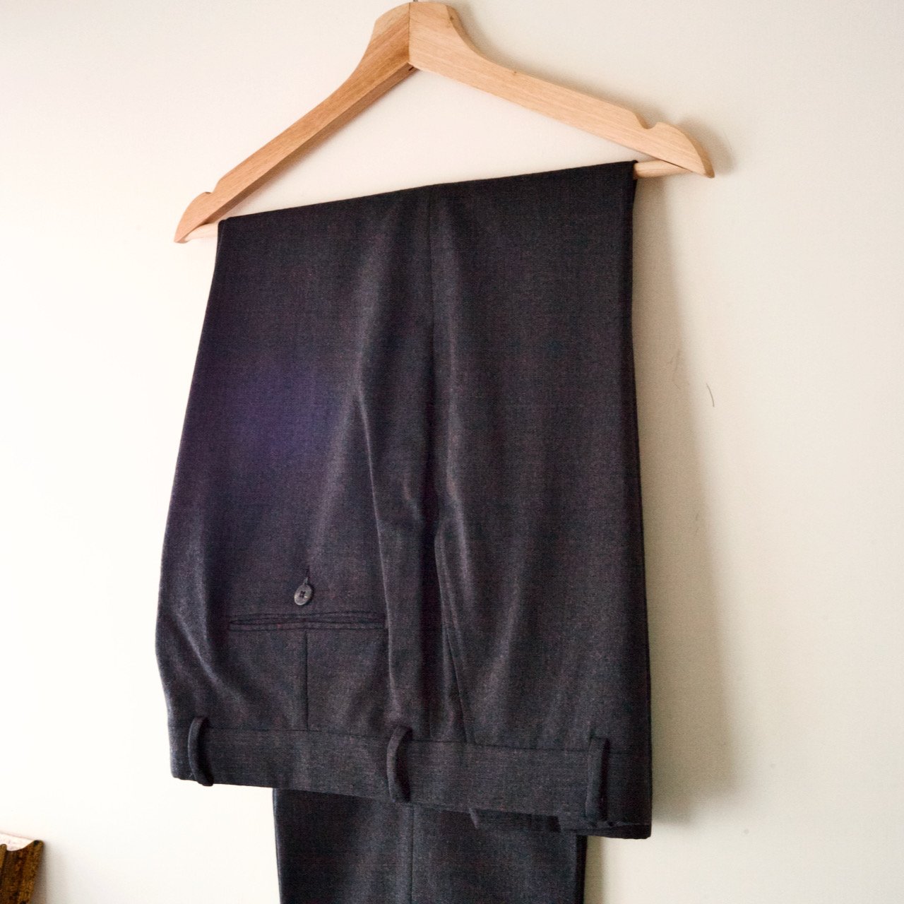 The Andover Shop High-twist Wool Trousers