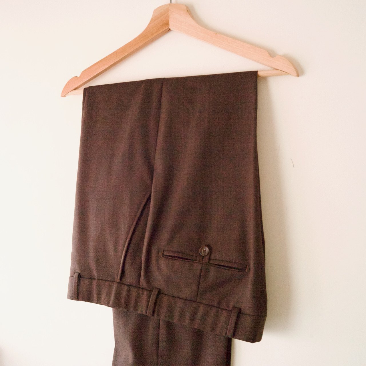 The Andover Shop Wool Twill Trousers