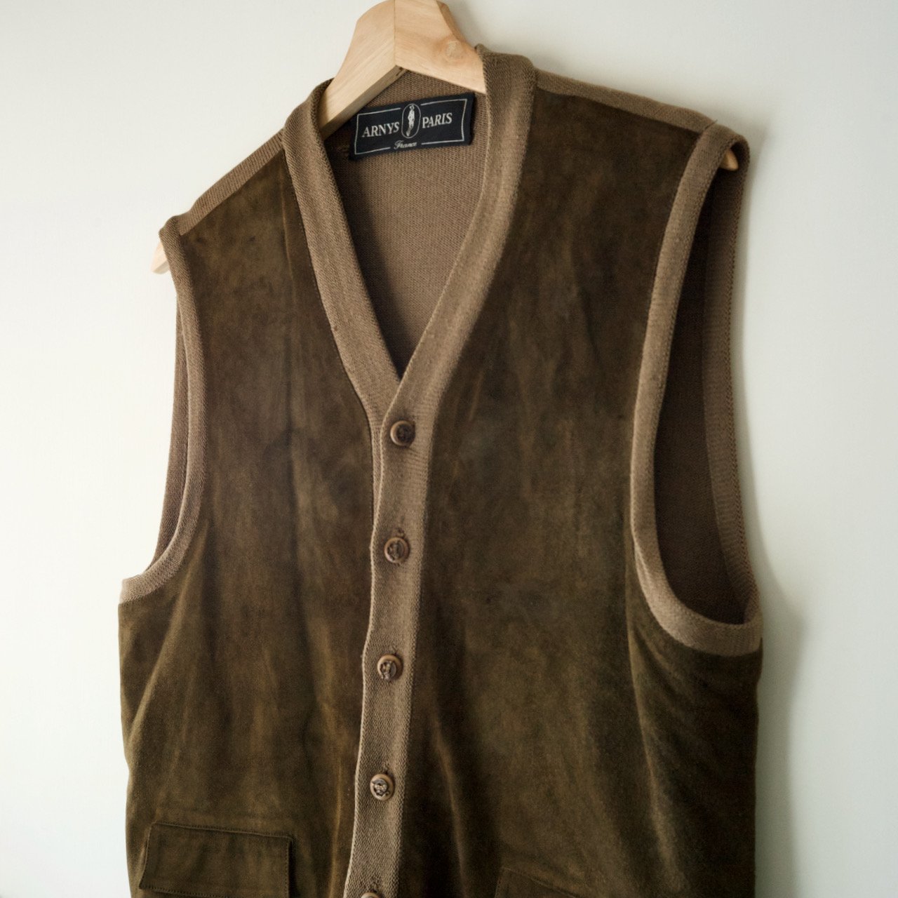 Arnys Suede/Wool Vest