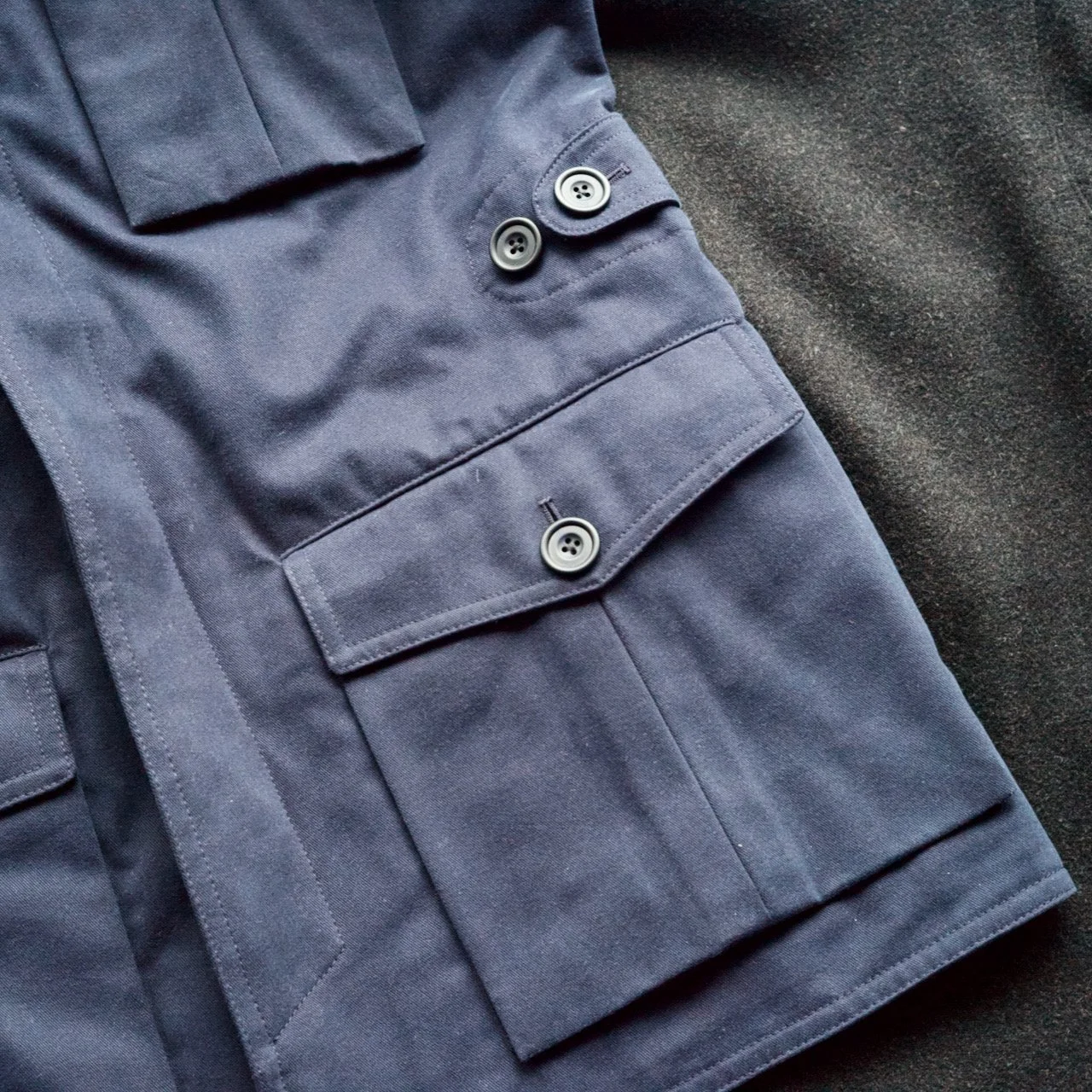 Anderson and Sheppard Twill Travel Jacket — Combray