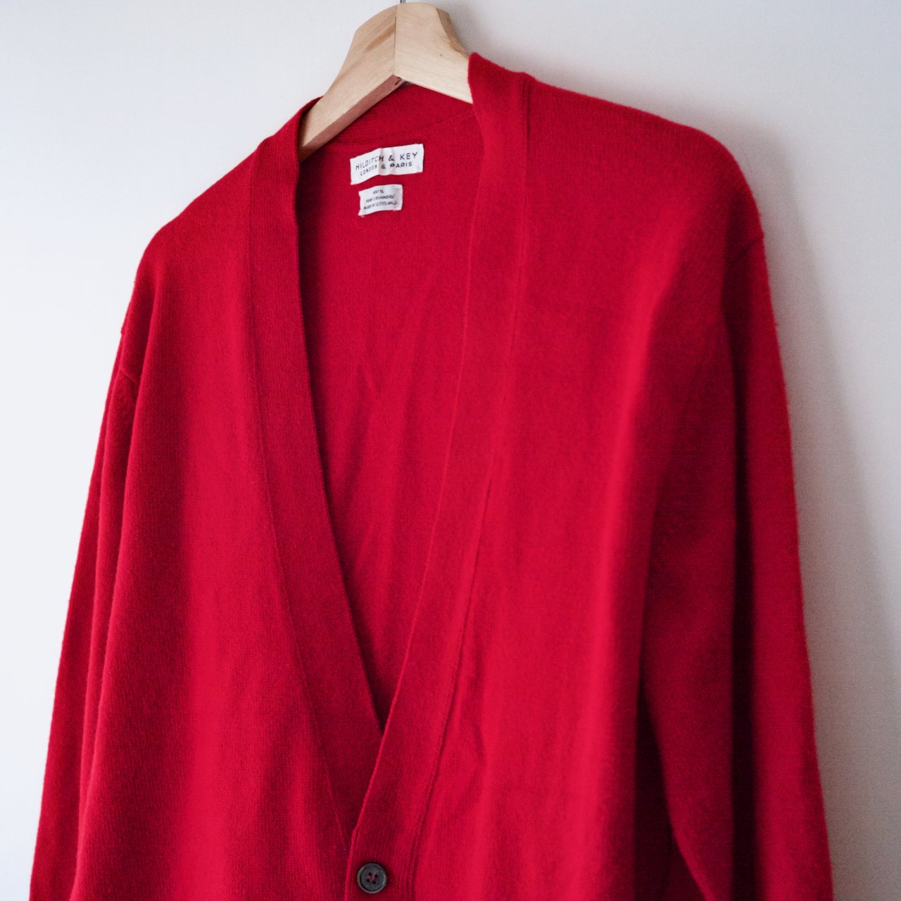 Hilditch and Key Cashmere Cardigan