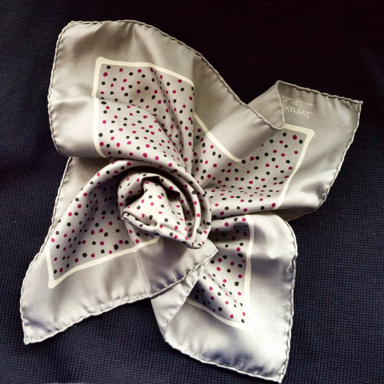 Charvet Silk Pocket Square — Combray