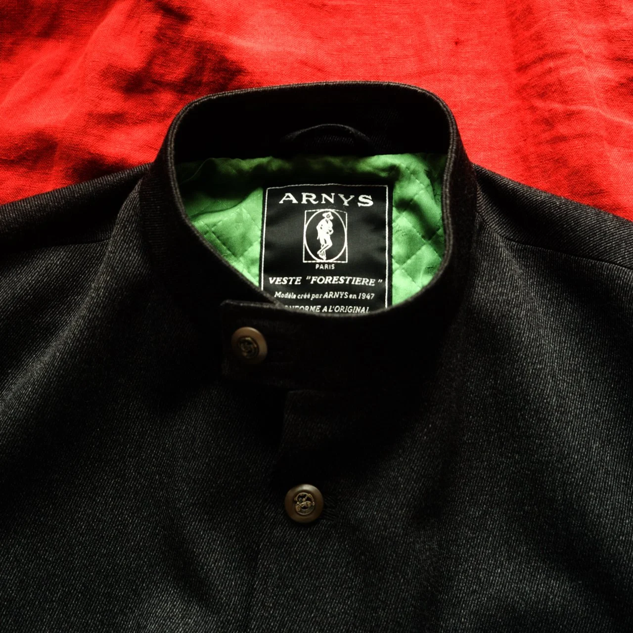 Arnys Cotton/Cashmere Forestière Jacket — Combray