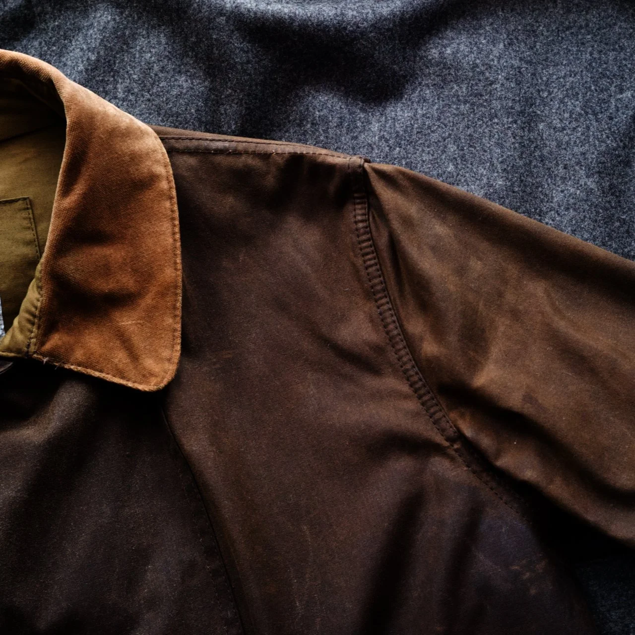 Barbour X Norton and Sons Waxed Jacket — Combray