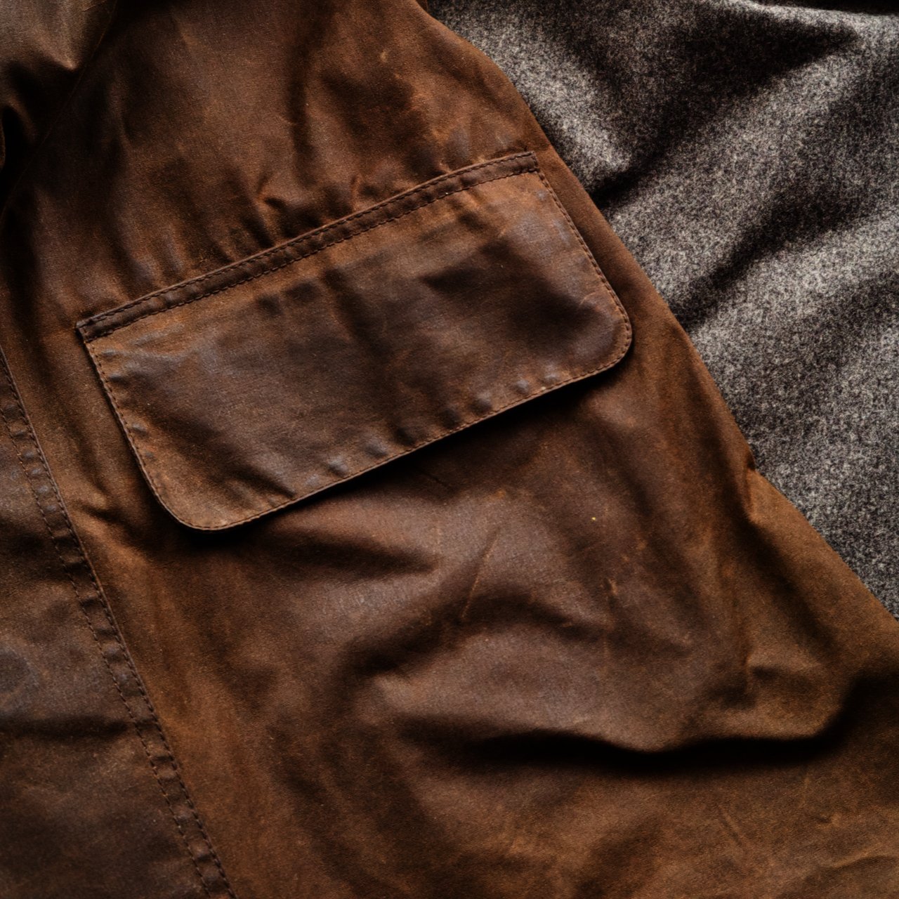 Barbour X Norton and Sons Waxed Jacket — Combray