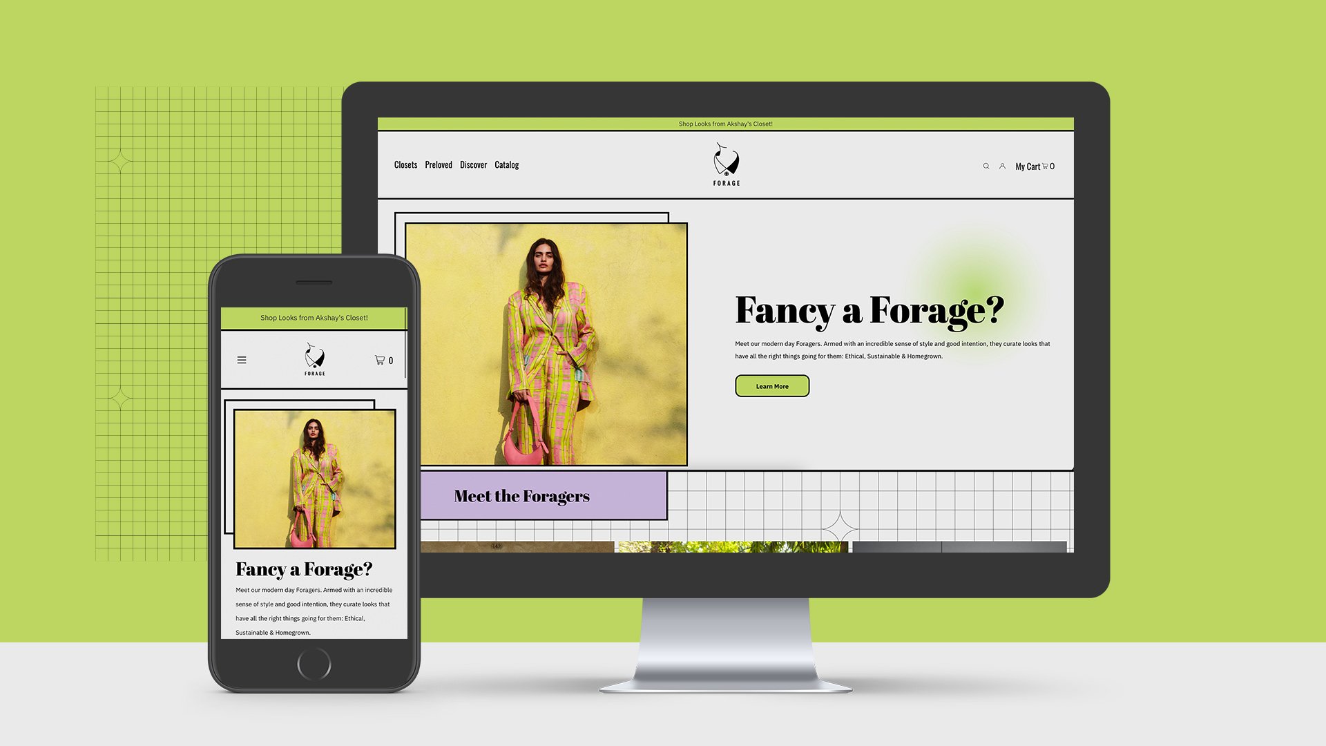 Website -  Forage Boutique  