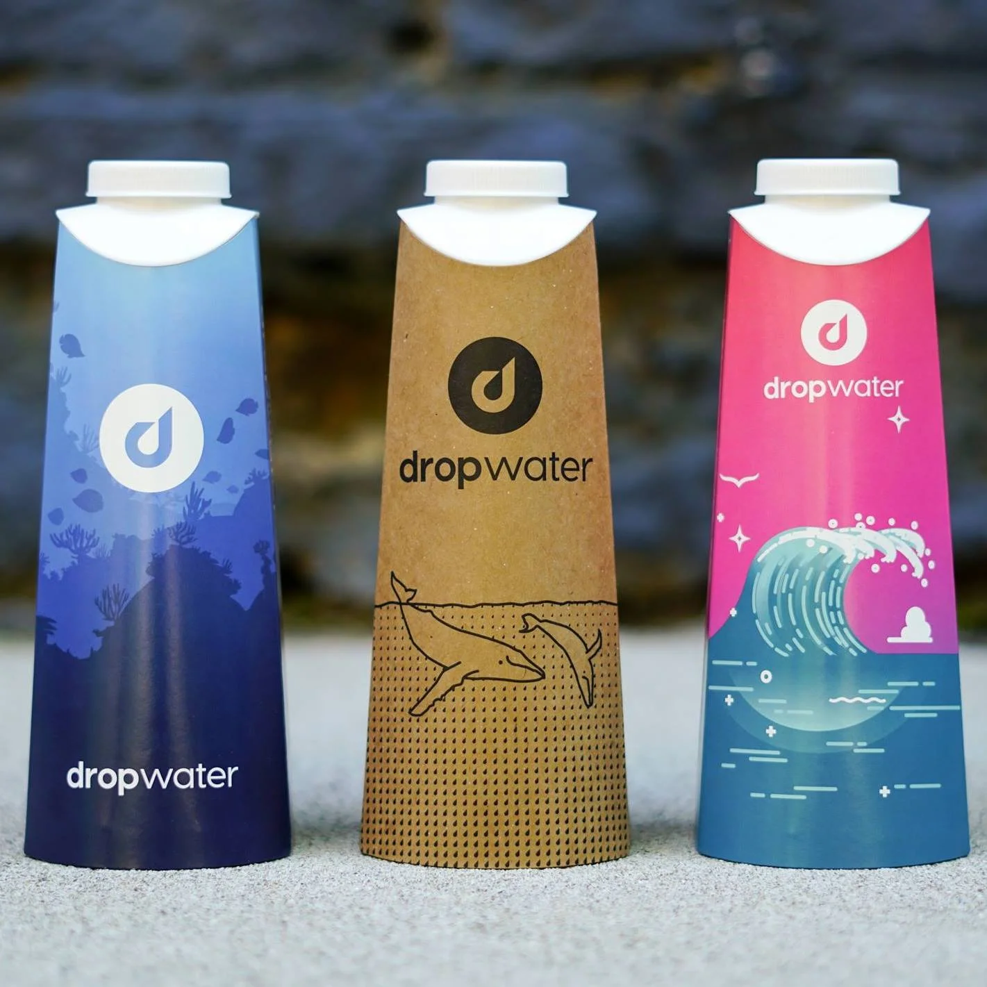 Different styles of Drop Bottles