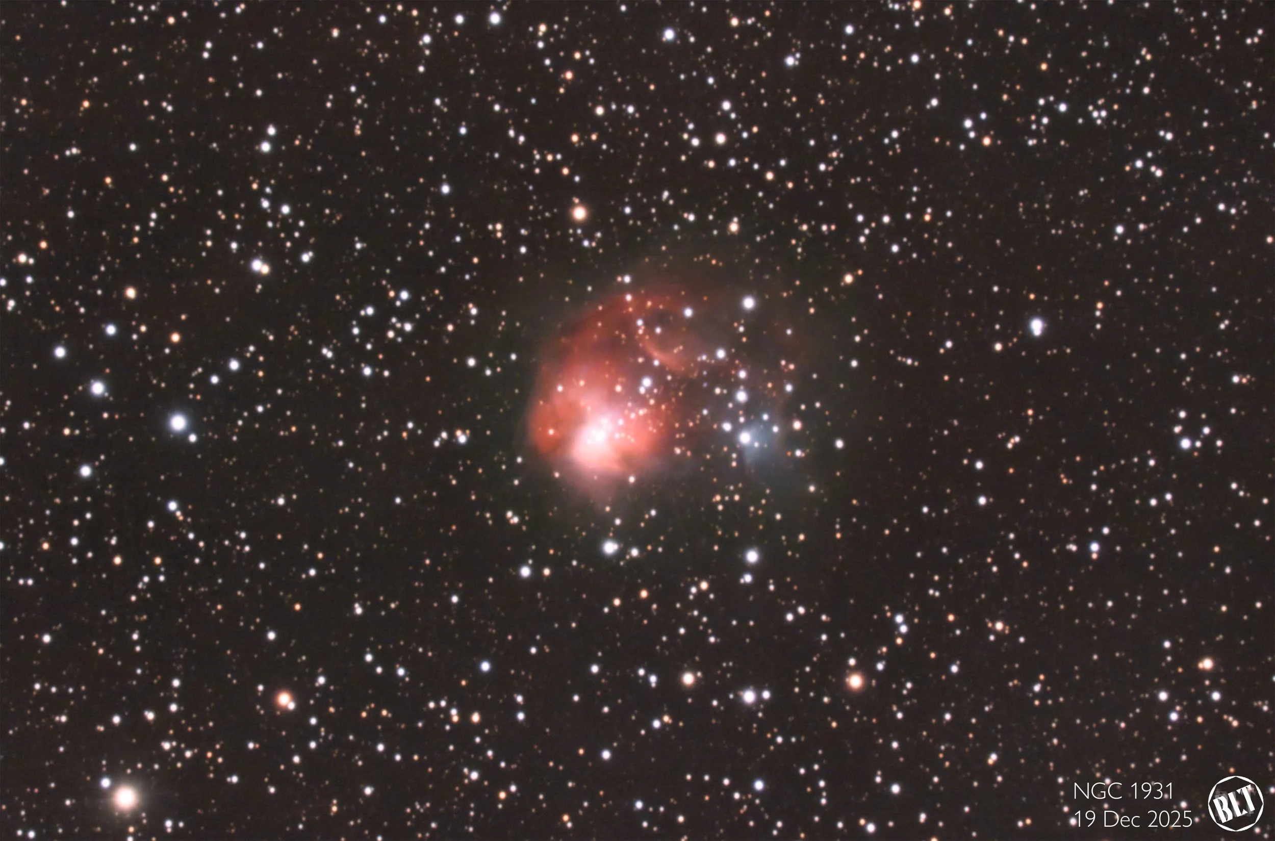 NGC 1931 Reflection & Emission Nebula