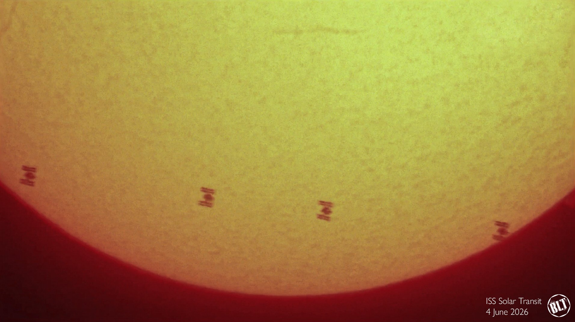 ISS Solar Transit 4th June 2026