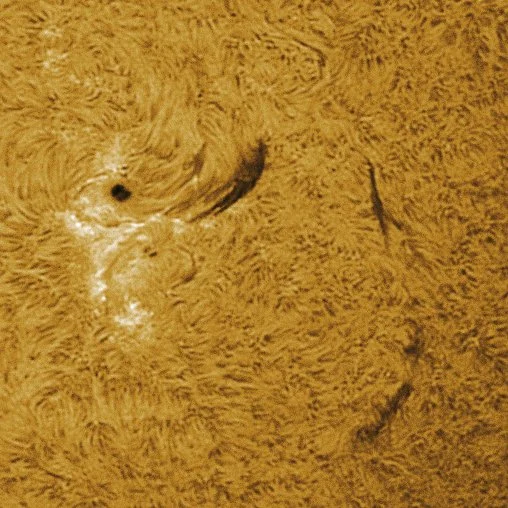 Sun spot detail 1st Aug 2026