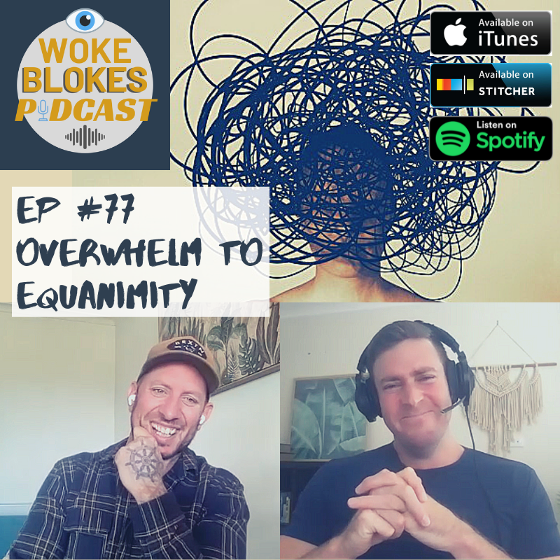 Woke Blokes Episode #77 - Overwhelm to Equanimity