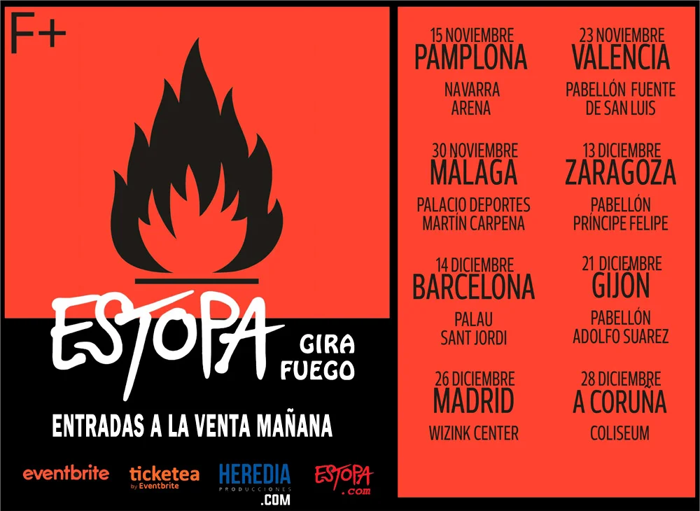LA "GIRA FUEGO" DE ESTOPA YA A LA VENTA