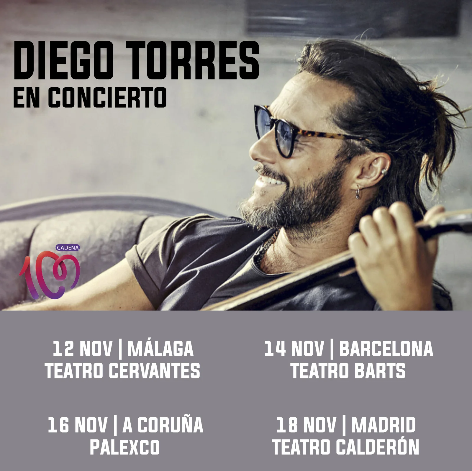 DIEGO TORRES DE GIRA POR ESPAÑA