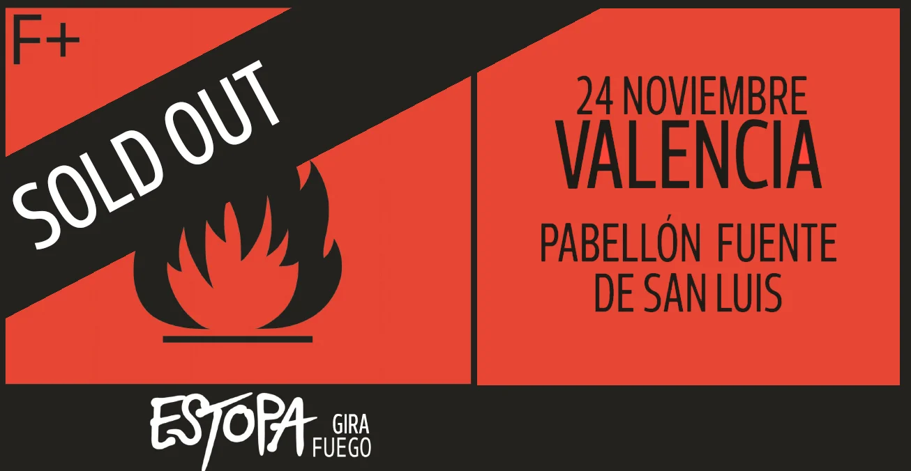 SOLD OUT EN LA SEGUNDA FECHA DE VALENCIA